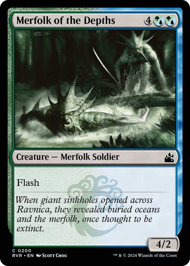 Merfolk of the Depths [Ravnica Remastered] | The Gaming-Verse