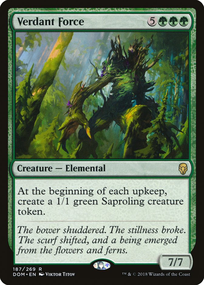 Verdant Force [Dominaria] | The Gaming-Verse