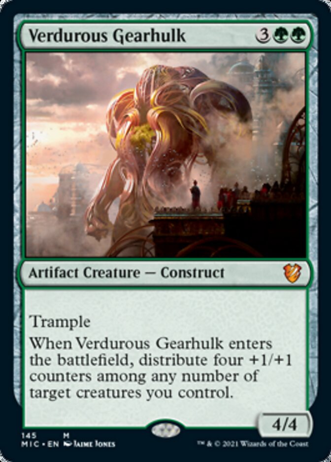 Verdurous Gearhulk [Innistrad: Midnight Hunt Commander] | The Gaming-Verse