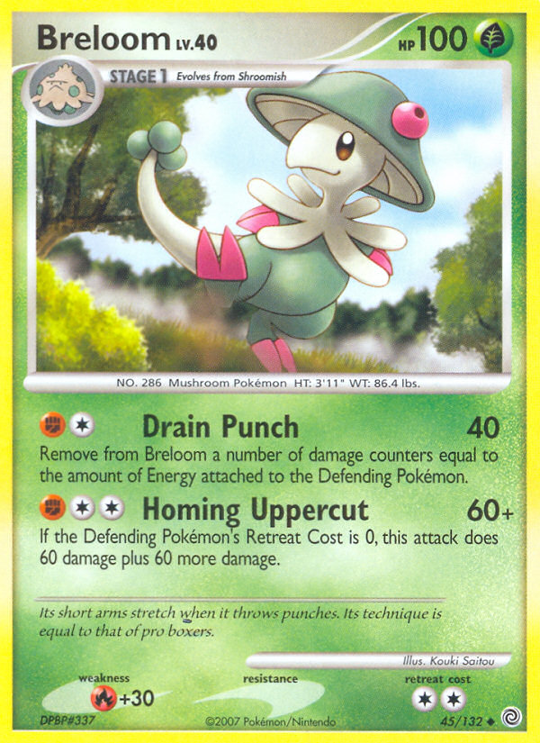 Breloom (45/132) [Diamond & Pearl: Secret Wonders] | The Gaming-Verse