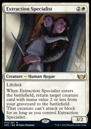 Extraction Specialist (Promo Pack) [Streets of New Capenna Promos] | The Gaming-Verse