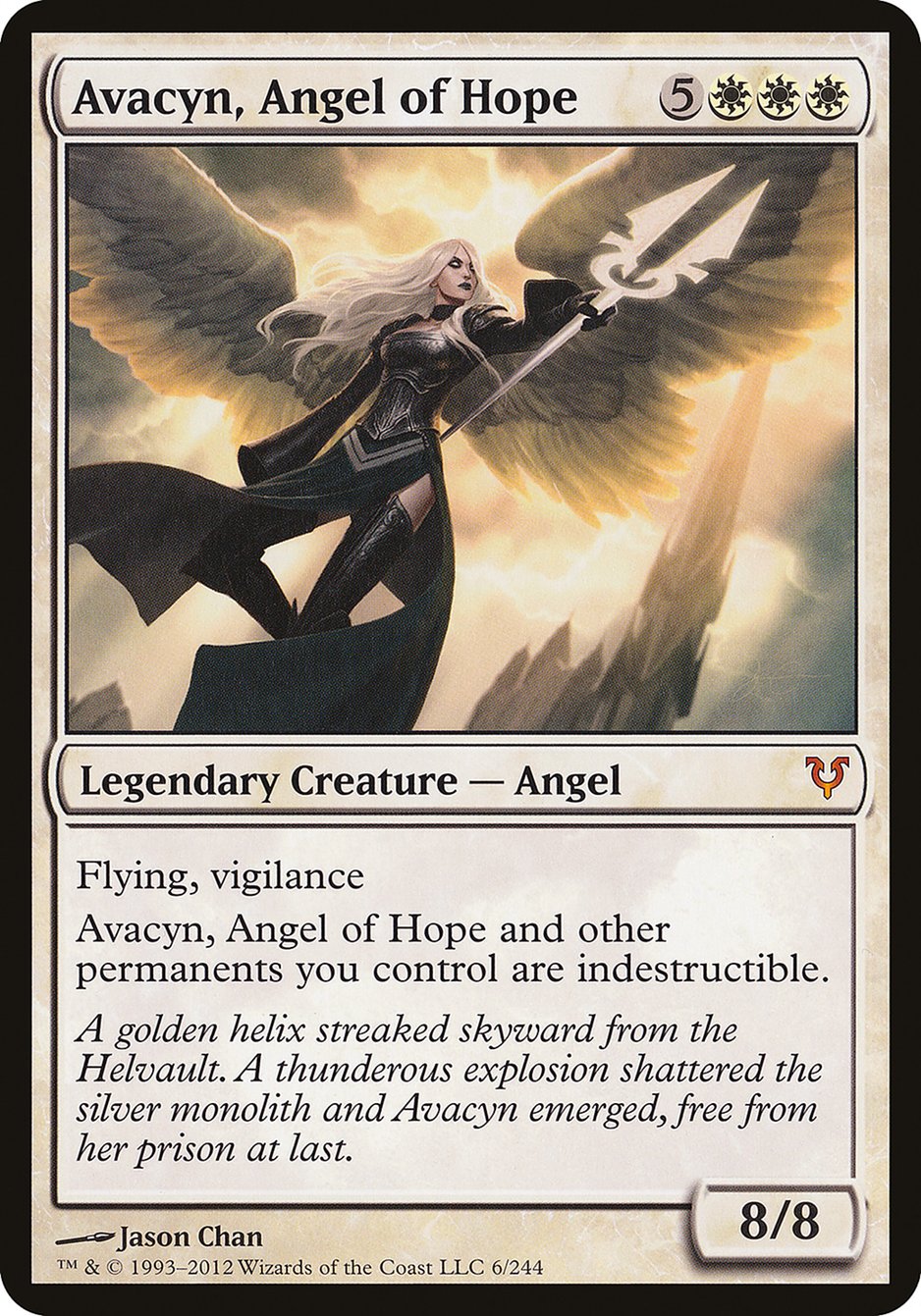 Avacyn, Angel of Hope (Oversized) [Open the Helvault] | The Gaming-Verse