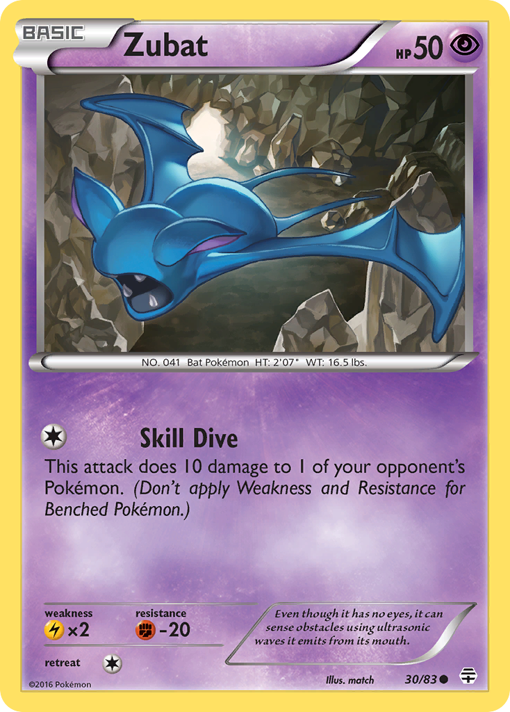 Zubat (30/83) [XY: Generations] | The Gaming-Verse