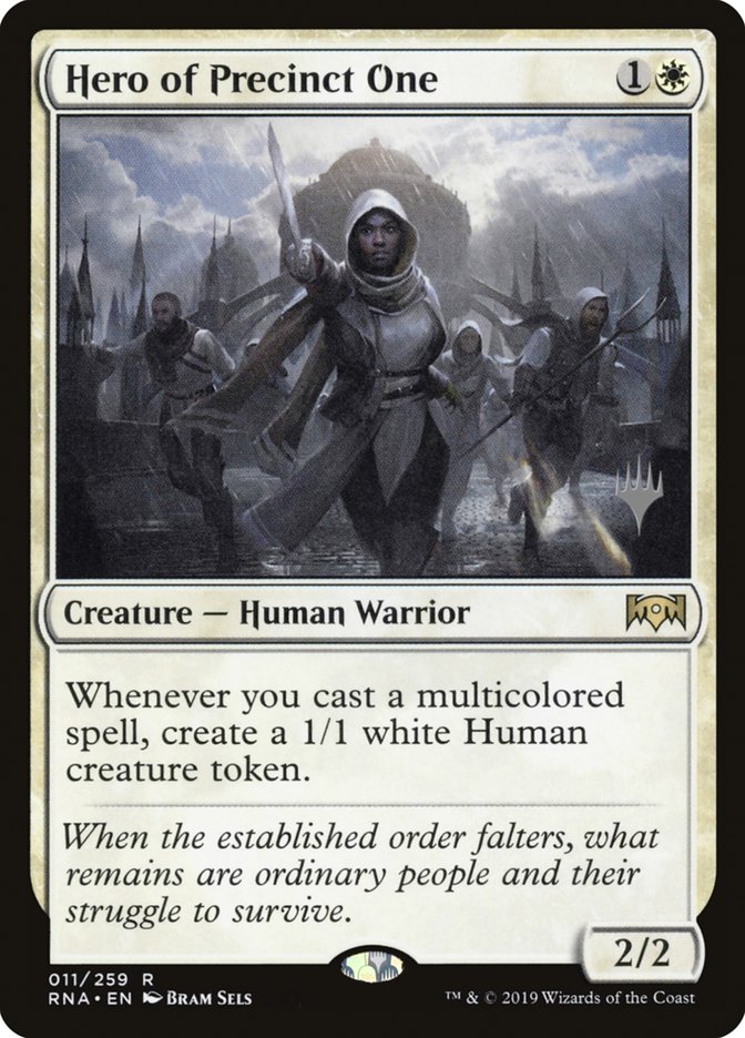 Hero of Precinct One (Promo Pack) [Ravnica Allegiance Promos] | The Gaming-Verse