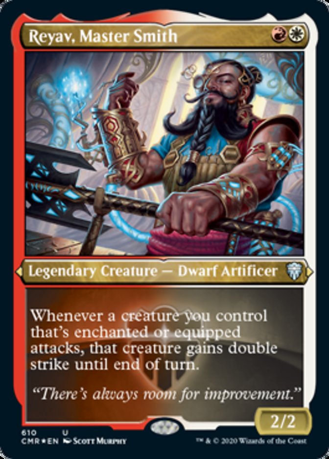 Reyav, Master Smith [Commander Legends Etched] | The Gaming-Verse