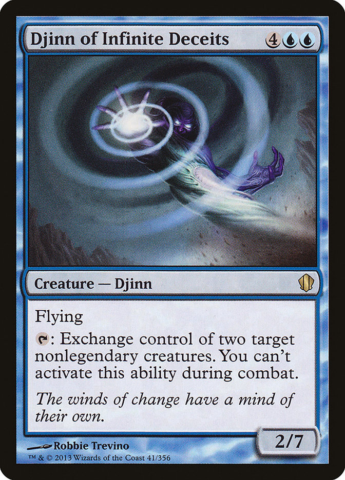 Djinn of Infinite Deceits [Commander 2013] | The Gaming-Verse