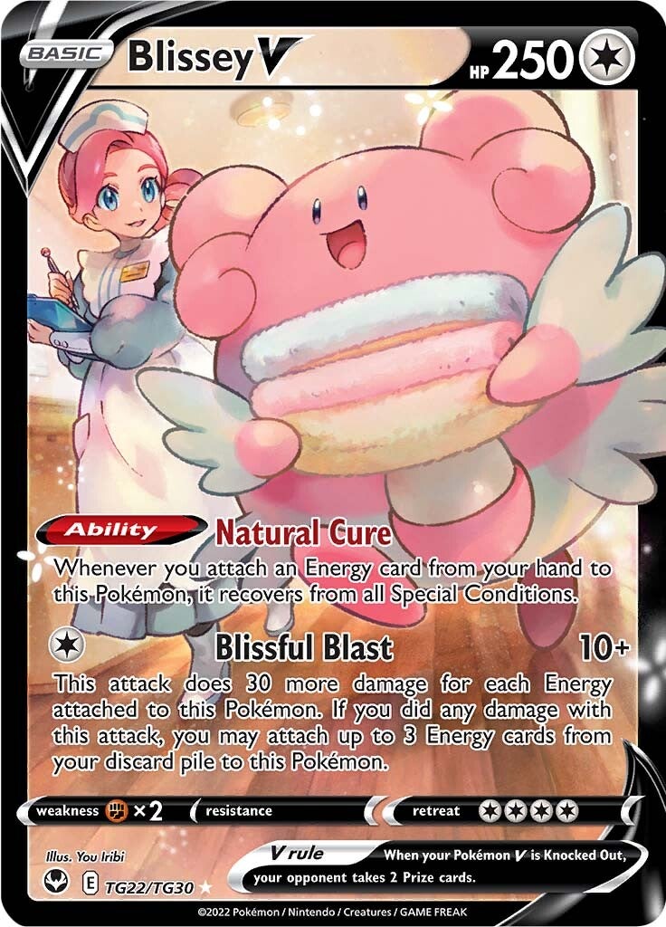 Blissey V (TG22/TG30) [Sword & Shield: Silver Tempest] | The Gaming-Verse