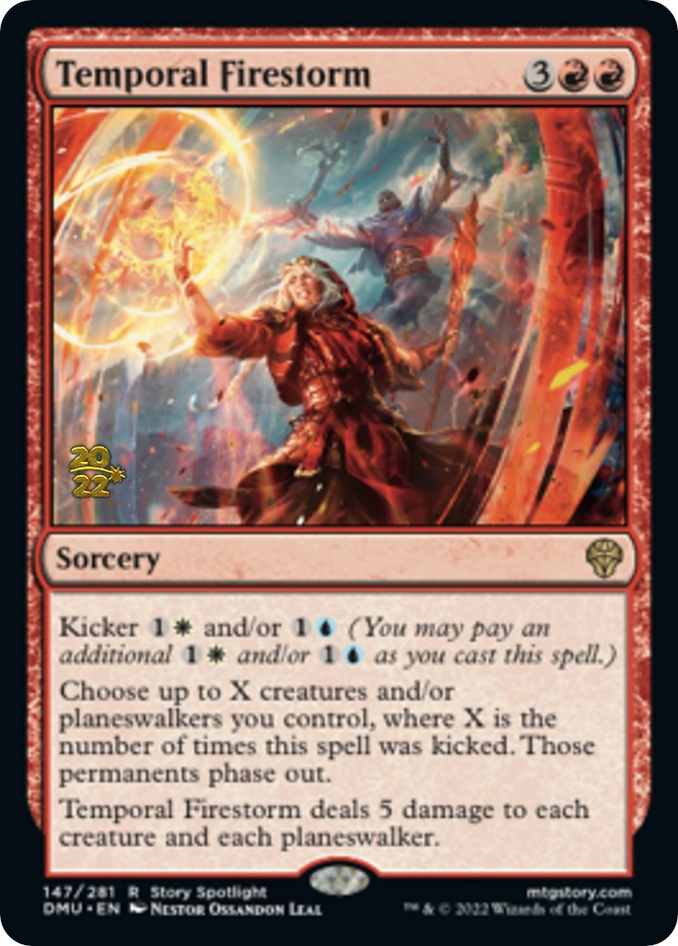 Temporal Firestorm [Dominaria United Prerelease Promos] | The Gaming-Verse