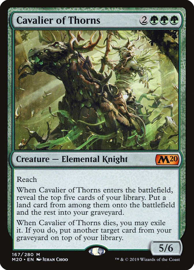 Cavalier of Thorns [Core Set 2020] | The Gaming-Verse