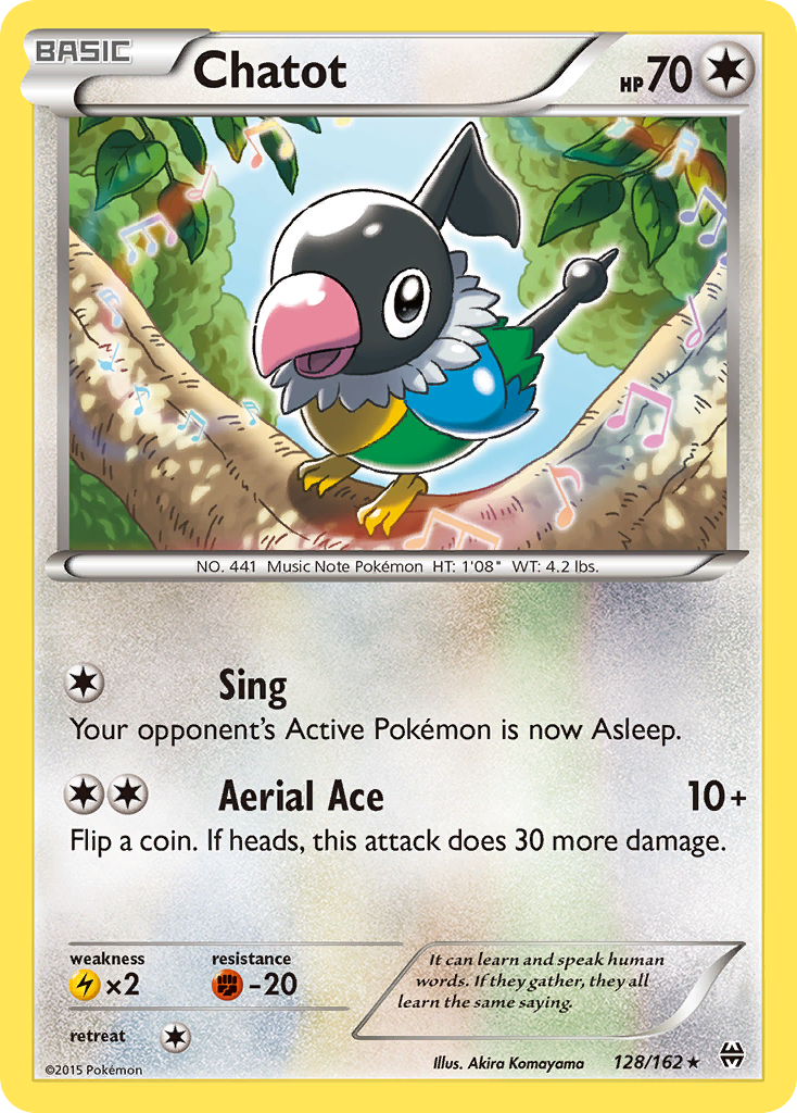 Chatot (128/162) [XY: BREAKthrough] | The Gaming-Verse