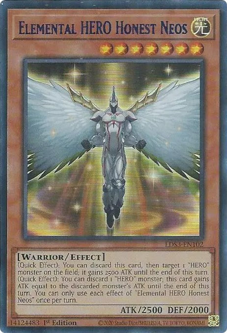 Elemental HERO Honest Neos (Blue) [LDS3-EN102] Ultra Rare | The Gaming-Verse