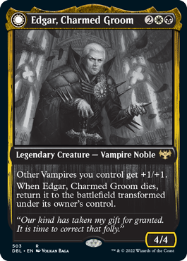 Edgar, Charmed Groom // Edgar Markov's Coffin [Innistrad: Double Feature] | The Gaming-Verse