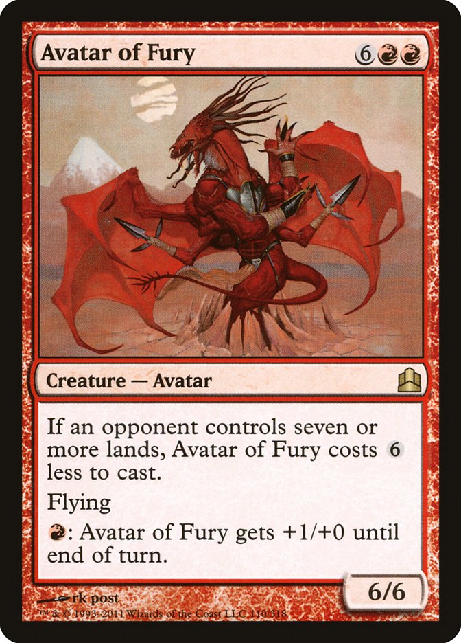 Avatar of Fury [Commander 2011] | The Gaming-Verse