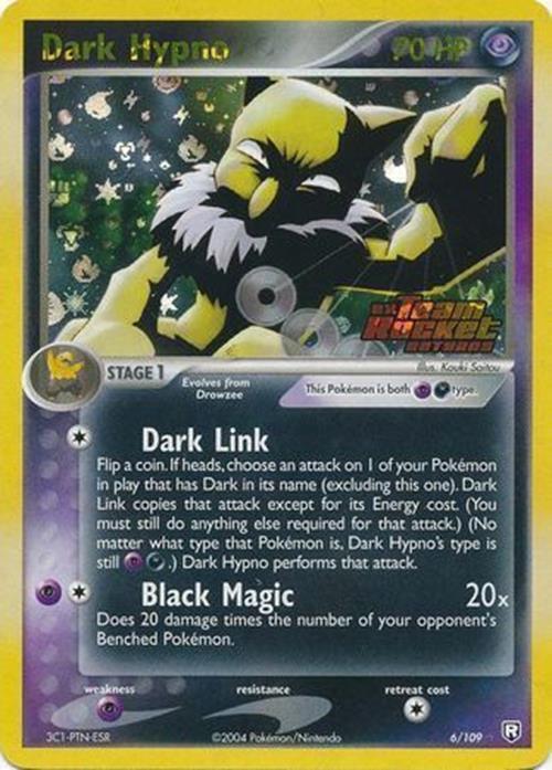 Dark Hypno (6/109) (Stamped) [EX: Team Rocket Returns] | The Gaming-Verse