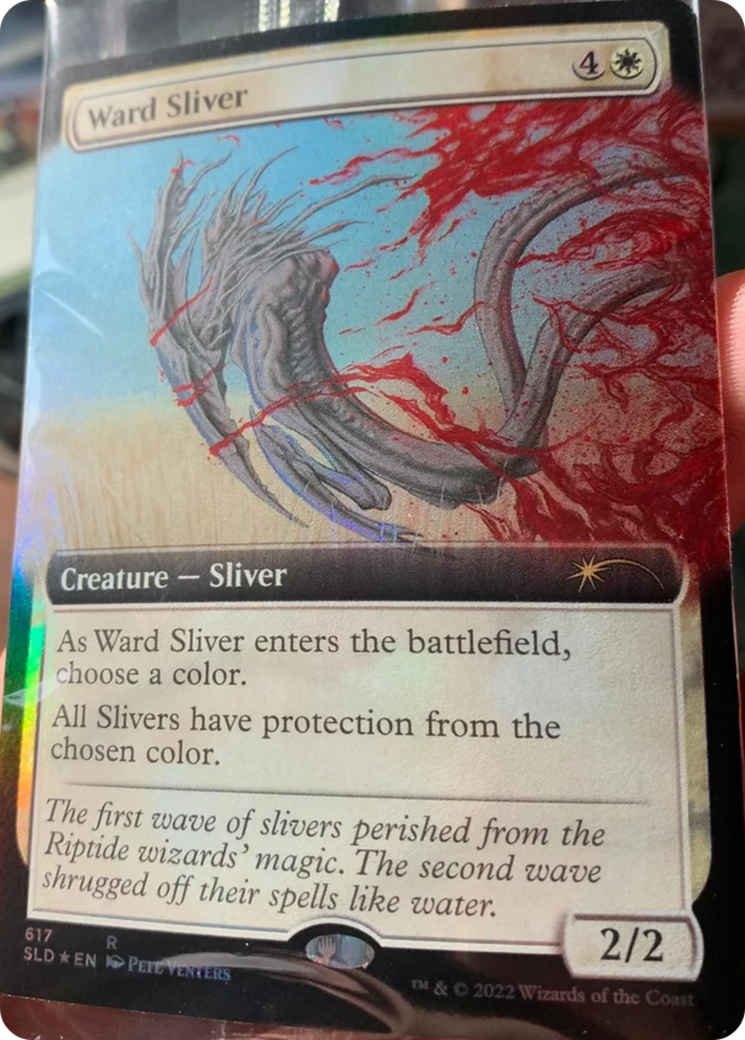 Ward Sliver (Extended Art) [Secret Lair Drop Promos] | The Gaming-Verse