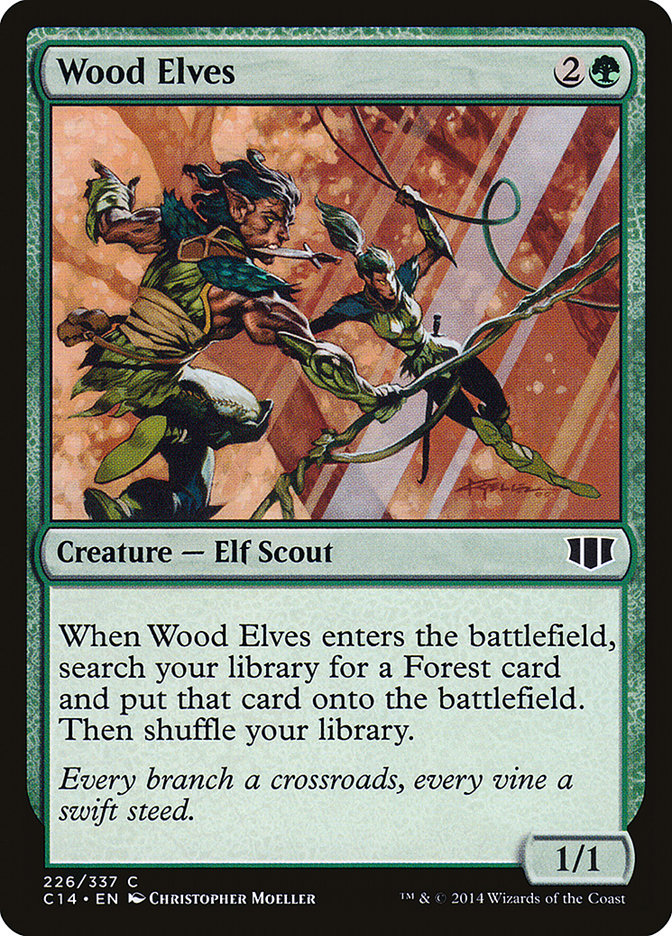 Wood Elves [Commander 2014] | The Gaming-Verse