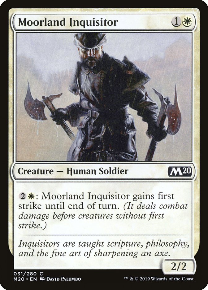 Moorland Inquisitor [Core Set 2020] | The Gaming-Verse