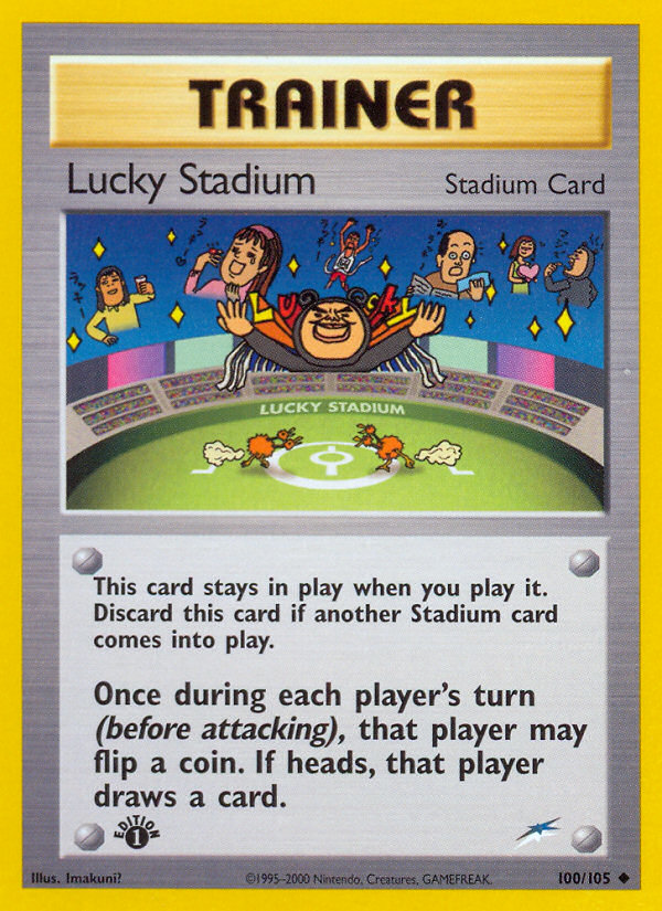 Lucky Stadium (100/105) [Neo Destiny 1st Edition] | The Gaming-Verse