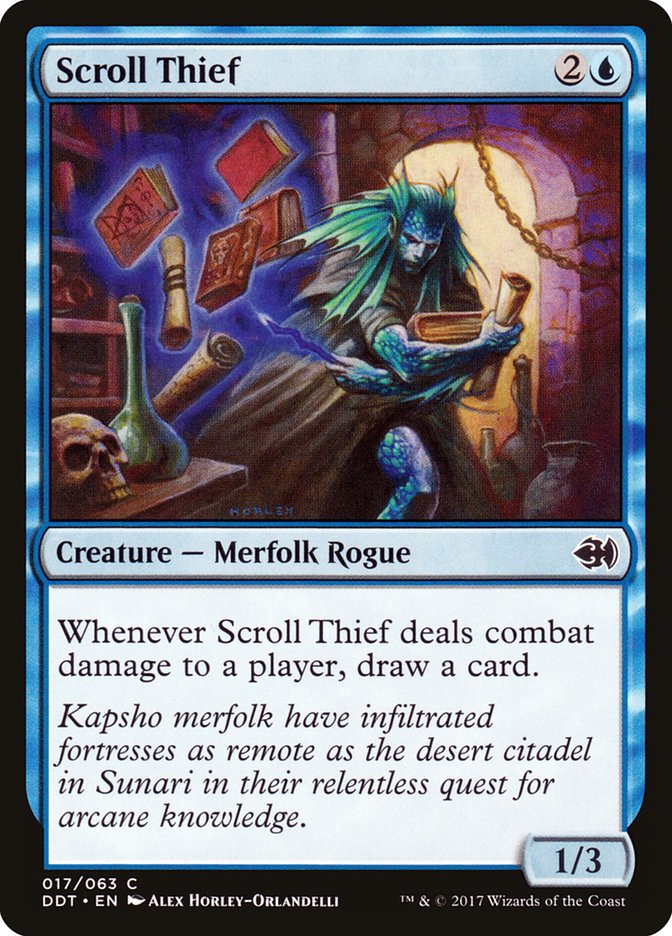 Scroll Thief [Duel Decks: Merfolk vs. Goblins] | The Gaming-Verse