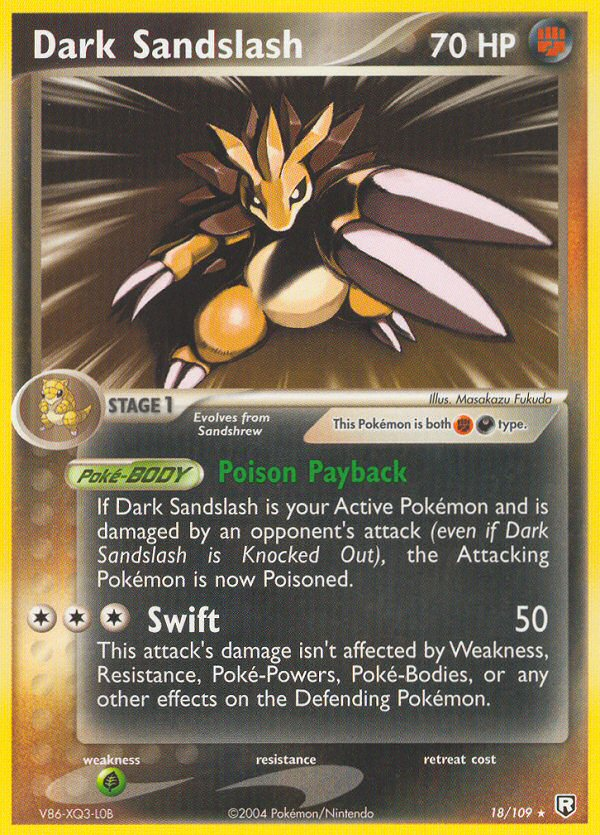 Dark Sandslash (18/109) [EX: Team Rocket Returns] | The Gaming-Verse