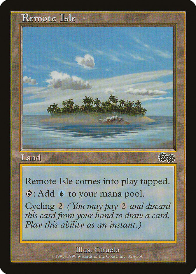 Remote Isle [Urza's Saga] | The Gaming-Verse