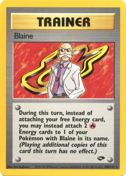 Blaine (100/132) [Gym Challenge Unlimited] | The Gaming-Verse