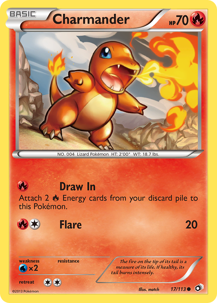 Charmander (17/113) [Black & White: Legendary Treasures] | The Gaming-Verse