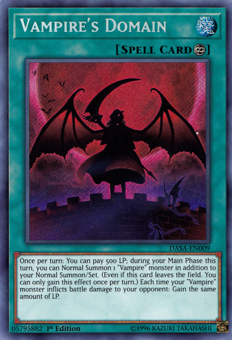 Vampire's Domain [DASA-EN009] Secret Rare | The Gaming-Verse