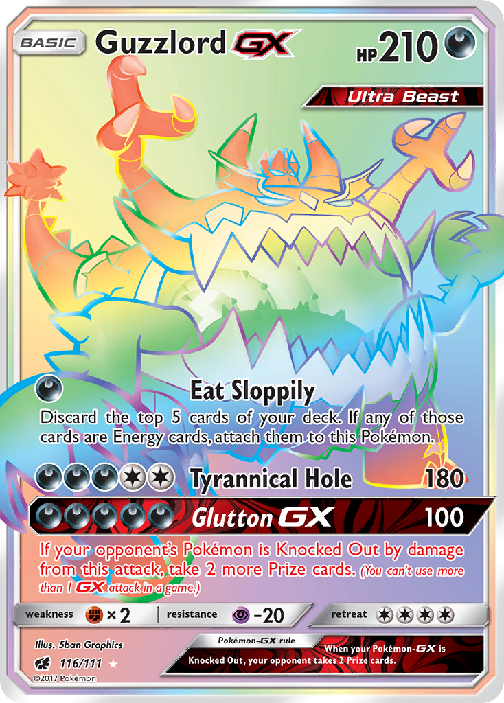 Guzzlord GX (116/111) [Sun & Moon: Crimson Invasion] | The Gaming-Verse