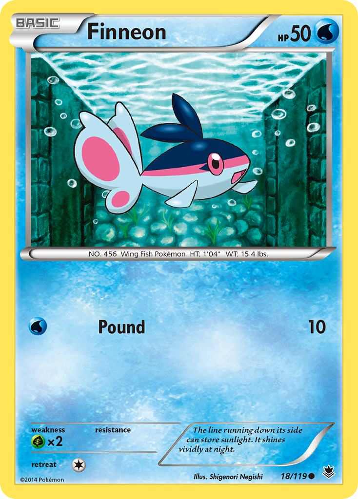 Finneon (18/119) [XY: Phantom Forces] | The Gaming-Verse