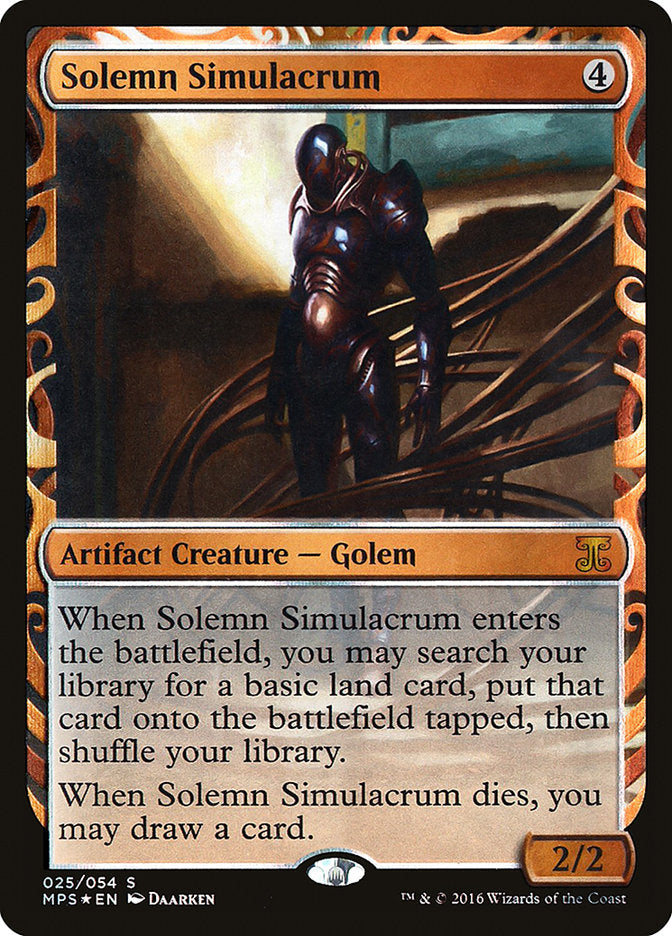 Solemn Simulacrum [Kaladesh Inventions] | The Gaming-Verse