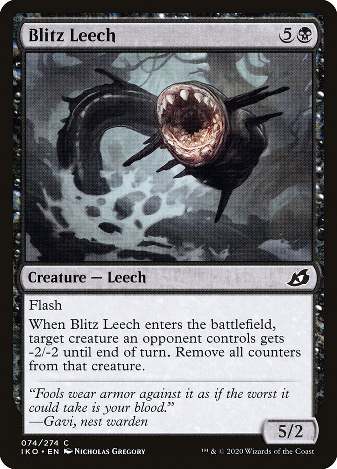 Blitz Leech [Ikoria: Lair of Behemoths] | The Gaming-Verse