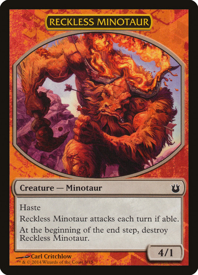 Reckless Minotaur [Hero's Path Promos] | The Gaming-Verse