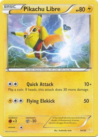 Pikachu Libre (14/30) [XY: Trainer Kit 3 - Pikachu Libre] | The Gaming-Verse