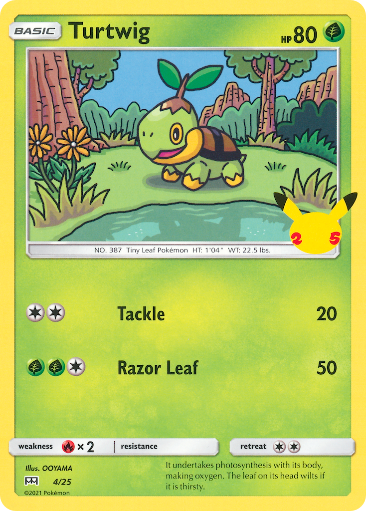 Turtwig (4/25) [McDonald's 25th Anniversary] | The Gaming-Verse