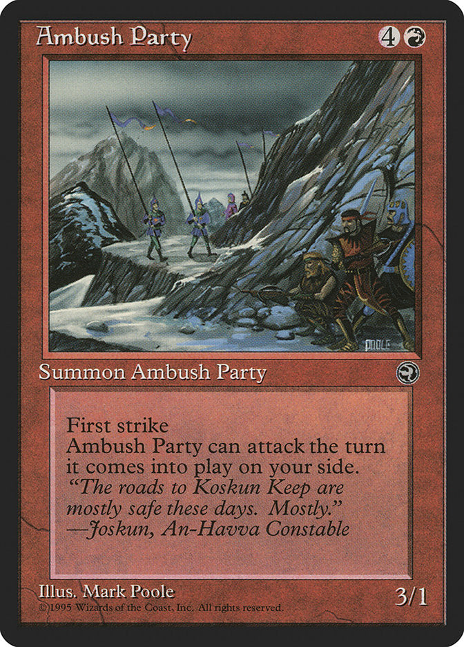 Ambush Party (Joskun Flavor Text) [Homelands] | The Gaming-Verse