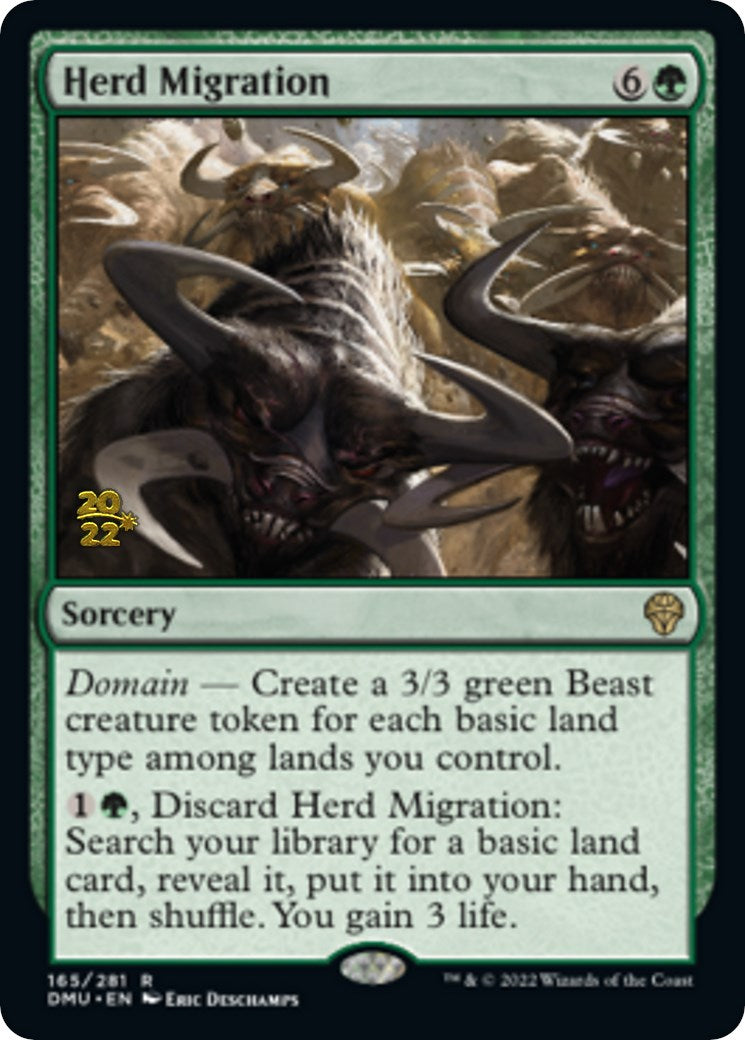 Herd Migration [Dominaria United Prerelease Promos] | The Gaming-Verse