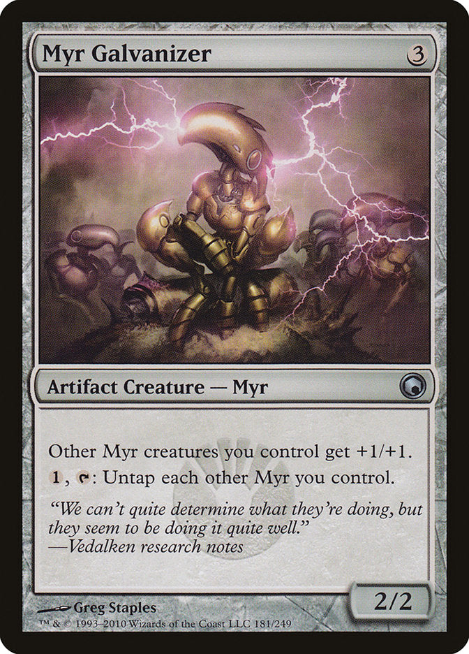 Myr Galvanizer [Scars of Mirrodin] | The Gaming-Verse