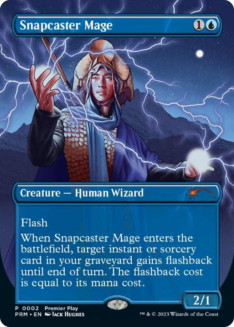 Snapcaster Mage (Borderless Alternate Art) [Regional Championship Qualifiers 2023] | The Gaming-Verse