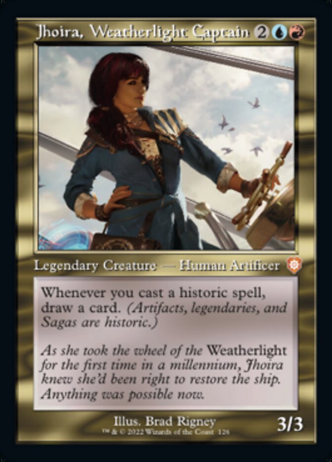 Jhoira, Weatherlight Captain (Retro) [The Brothers' War Commander] | The Gaming-Verse