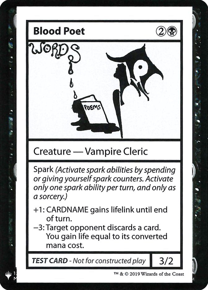 Blood Poet [Mystery Booster Playtest Cards] | The Gaming-Verse