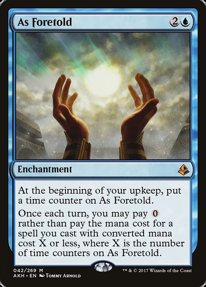 As Foretold [Amonkhet] | The Gaming-Verse