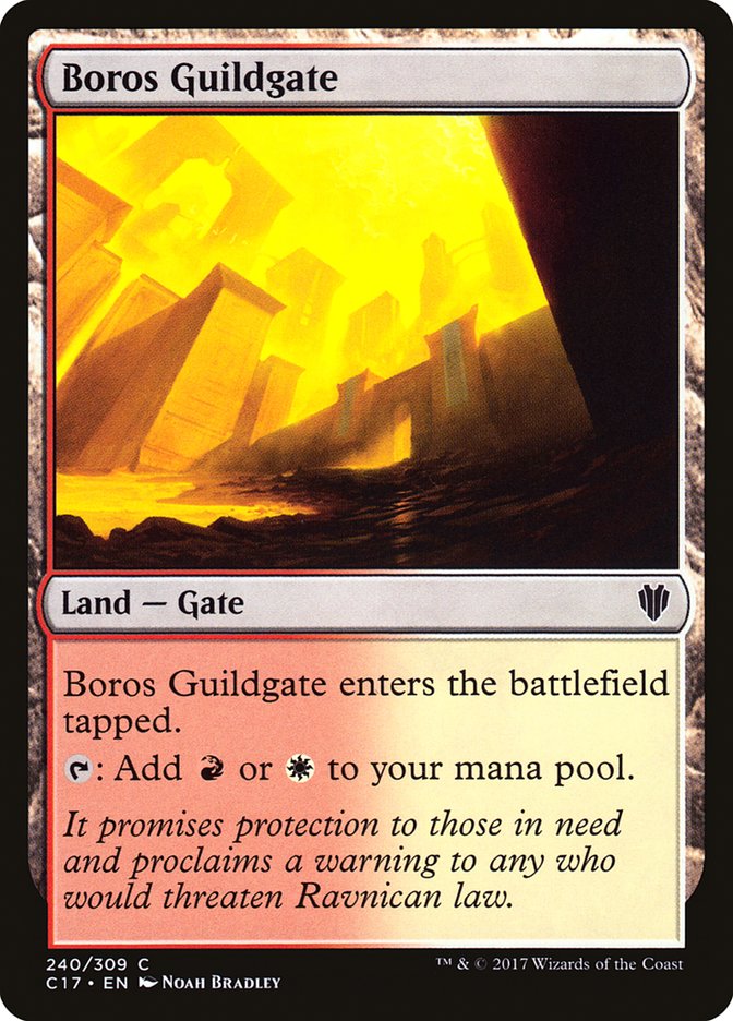 Boros Guildgate [Commander 2017] | The Gaming-Verse