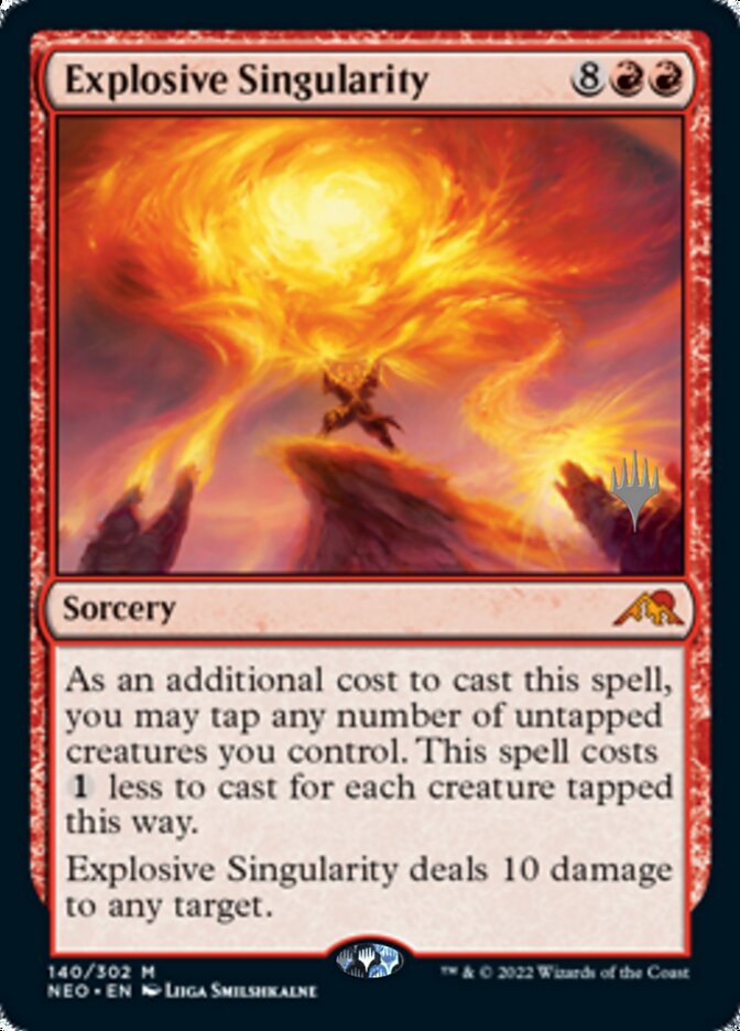 Explosive Singularity (Promo Pack) [Kamigawa: Neon Dynasty Promos] | The Gaming-Verse