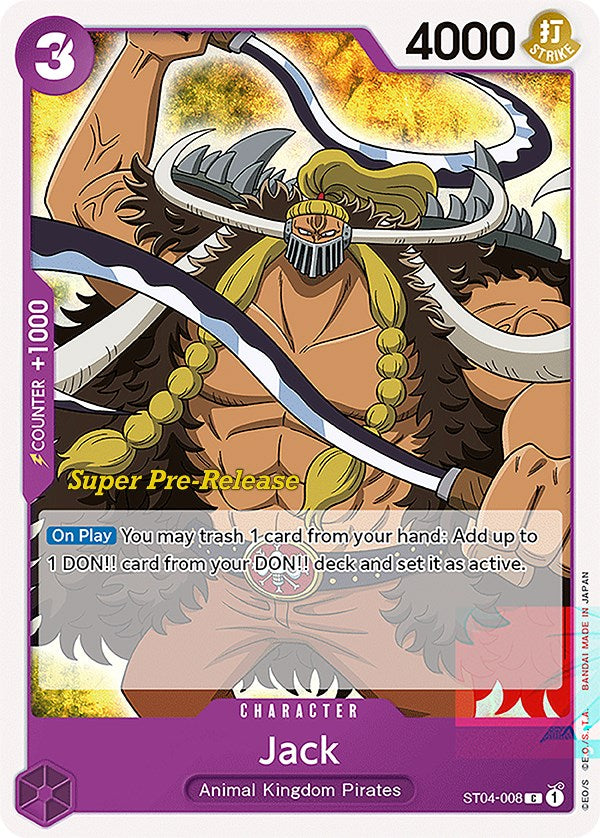 Jack [Super Pre-Release Starter Deck: Animal Kingdom Pirates] | The Gaming-Verse