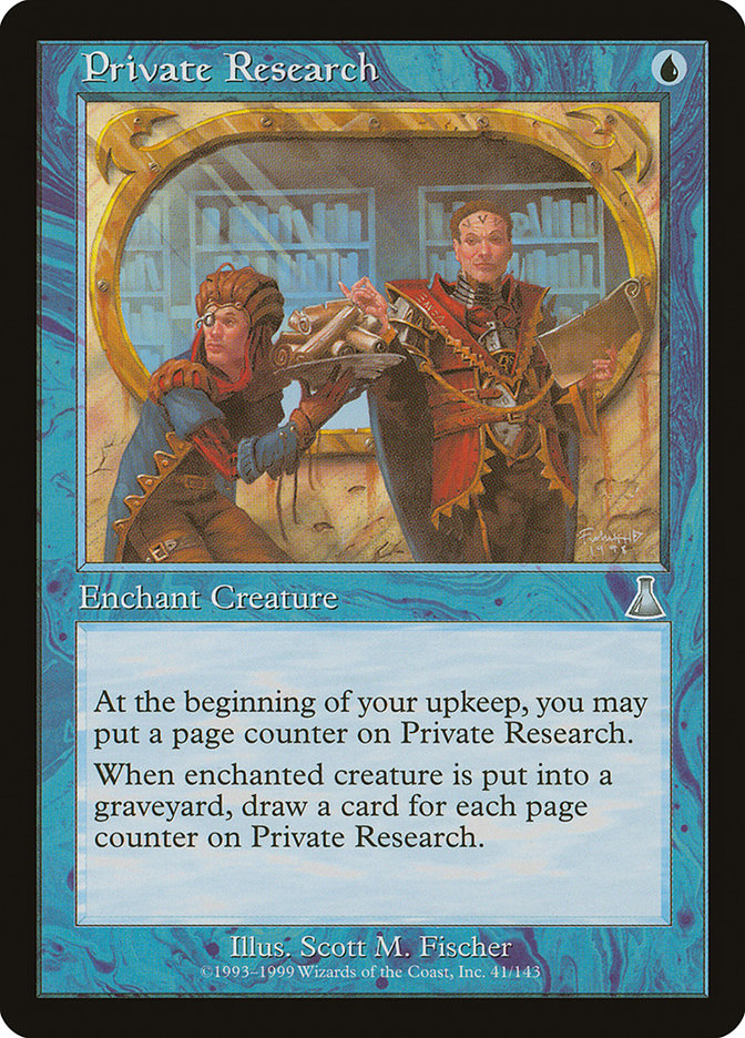 Private Research [Urza's Destiny] | The Gaming-Verse