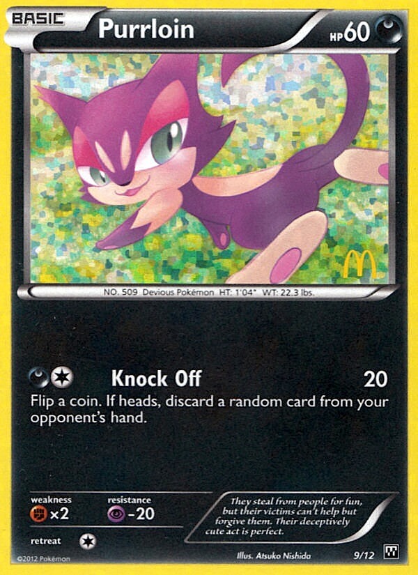 Purrloin (9/12) [McDonald's Promos: 2012 Collection] | The Gaming-Verse