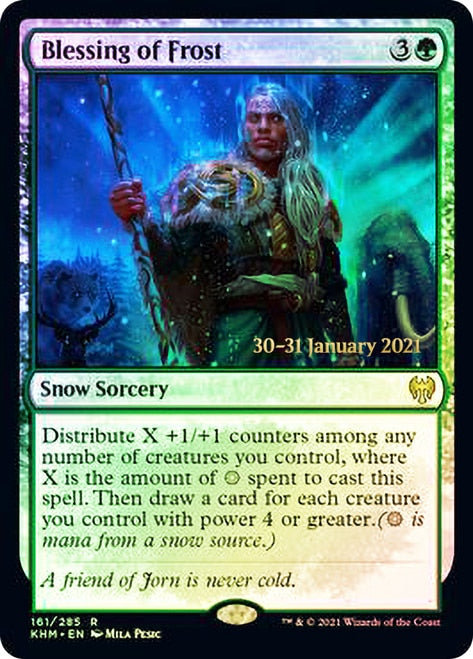 Blessing of Frost  [Kaldheim Prerelease Promos] | The Gaming-Verse