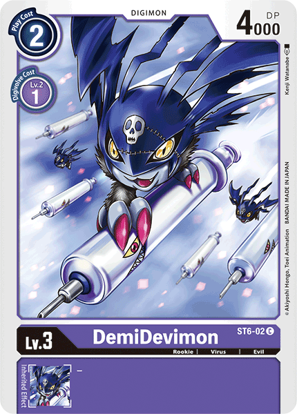 DemiDevimon [ST6-02] [Starter Deck: Venomous Violet] | The Gaming-Verse