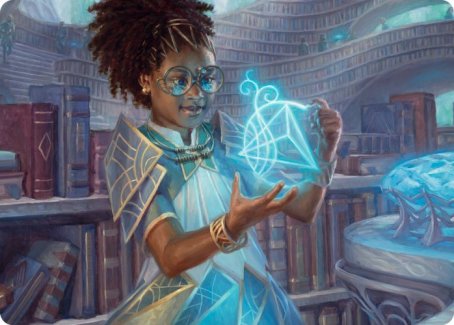 Zimone, Quandrix Prodigy Art Card [Strixhaven: School of Mages Art Series] | The Gaming-Verse